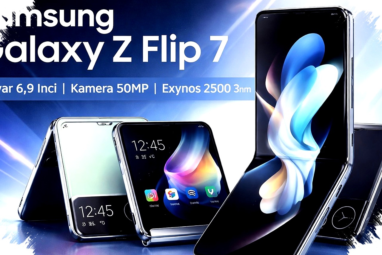 Samsung Galaxy Z Flip 7 Tampil Maksimal dengan Layar 120Hz dan Baterai 4300 mAh, Siap Lawan Rival Lipat!