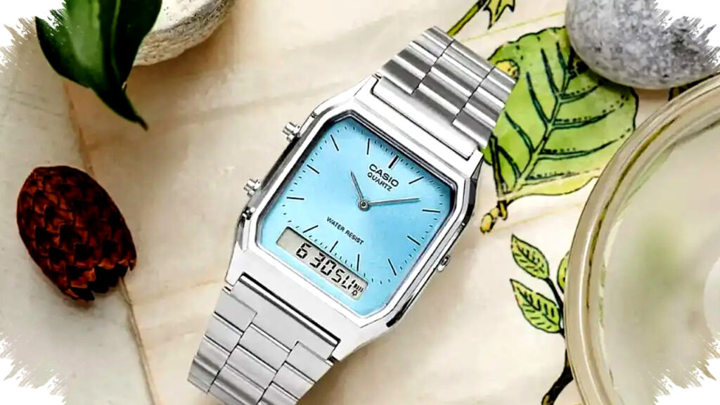 Casio AQ230A-2A1M Ice Blue, Saat Jam Hybrid Legendaris Ini Menampar Smartwatch Mahal yang Sok Canggih