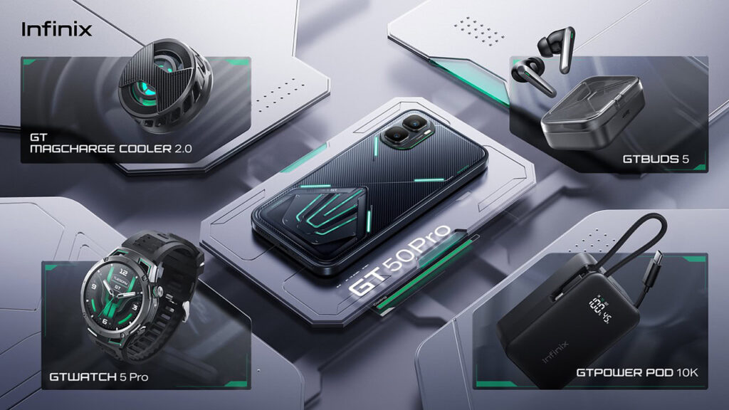 Infinix Rilis GT Watch 5 Pro Dan GT Buds 5, Aksesori Murah Yang Bikin GT 50 Pro Makin Lengkap