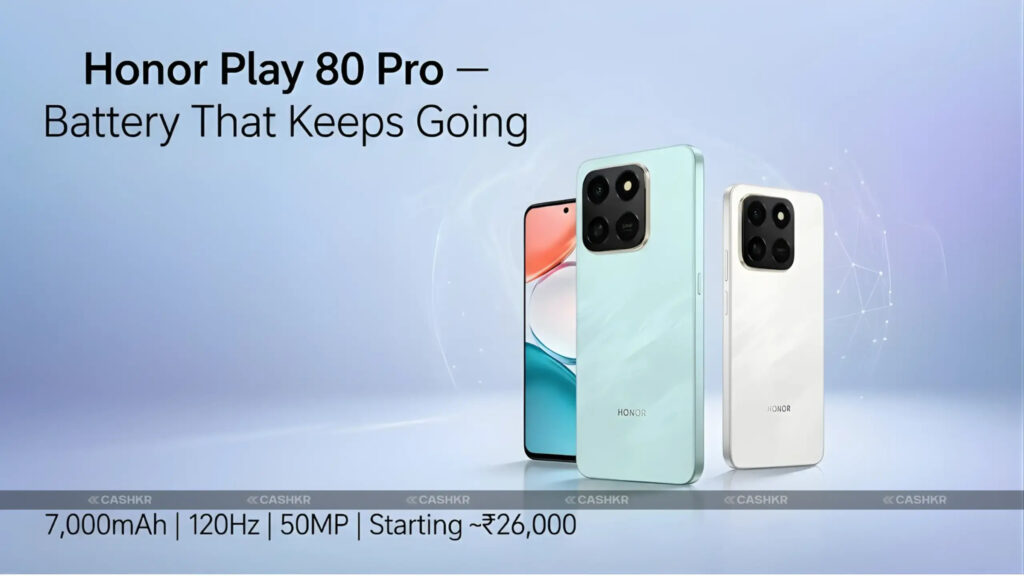 Honor Play 80 Resmi Meluncur, Layar 90Hz Dan Baterai 5.300 mAh Menggemboskan Batas Ponsel Murah