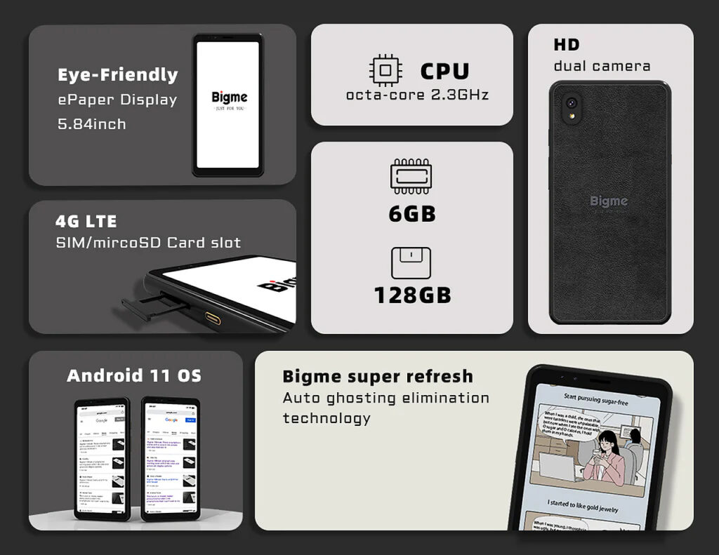 Bigme HiBreak Dual Siap Mengguncang Ponsel E Ink, Layar Ganda Ini Bisa Ubah Cara Kita Memakai Android