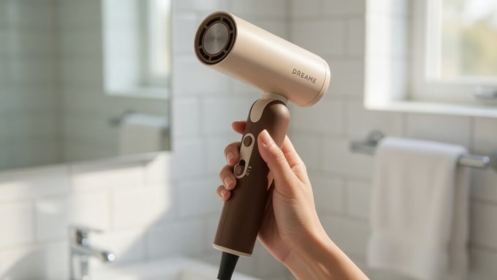 Dreame Pocket P10 Cake, Hair Dryer Lipat yang Mengeringkan Rambut Sambil Memberinya Nutrisi