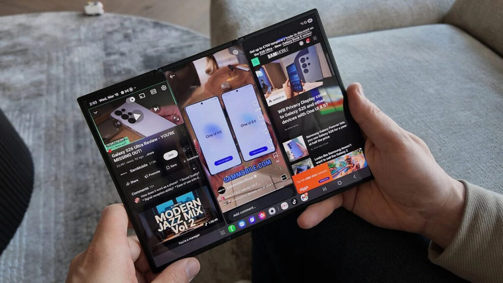 Galaxy Z TriFold Akhirnya Kebagian One UI 8.5, Desain Baru Mulai Mengubah Rasanya