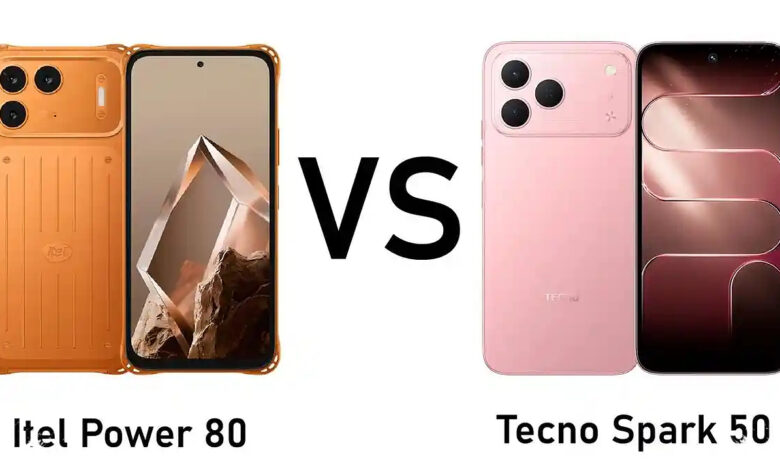 Itel Power 80 vs Tecno Spark 50, Duel HP Rp 2 Jutaan yang Sekilas Mirip iPhone 17 Pro