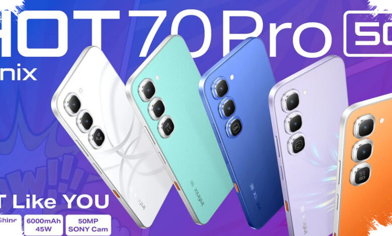 Infinix Hot 70 Pro Punya Bodi Berubah Warna, Dibekali Layar 144 Hz dan IP68